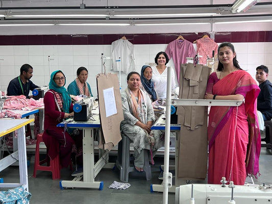 Helping local women learn the intricacies and process of garment making