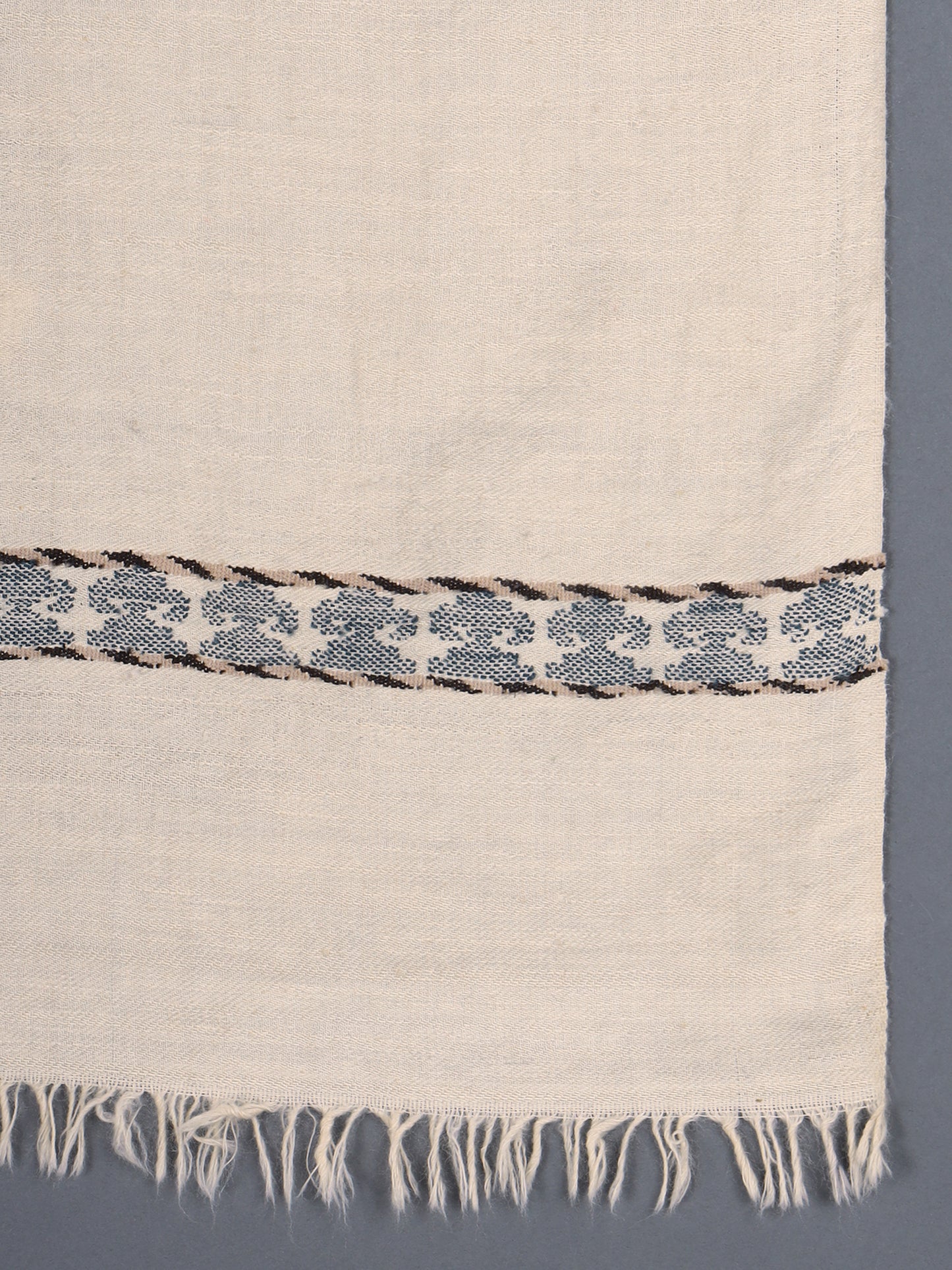 Lama Pashmina Scarf Navy