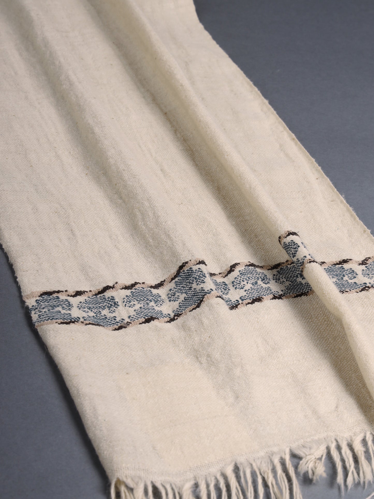 Lama Pashmina Scarf Navy