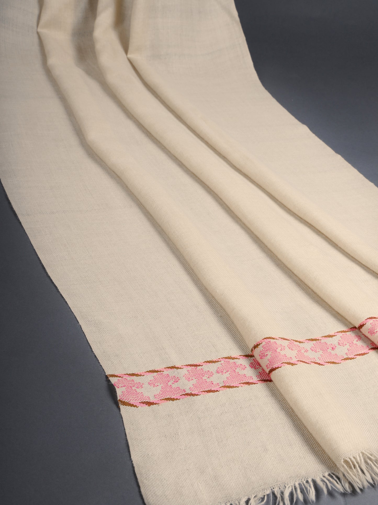 Lama Pashmina Stole Pink