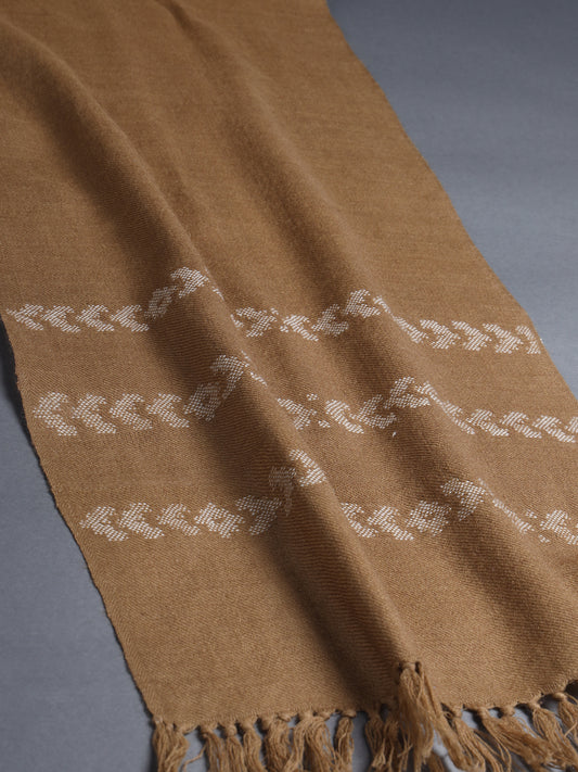 Brown Himalayan Wool Scarf