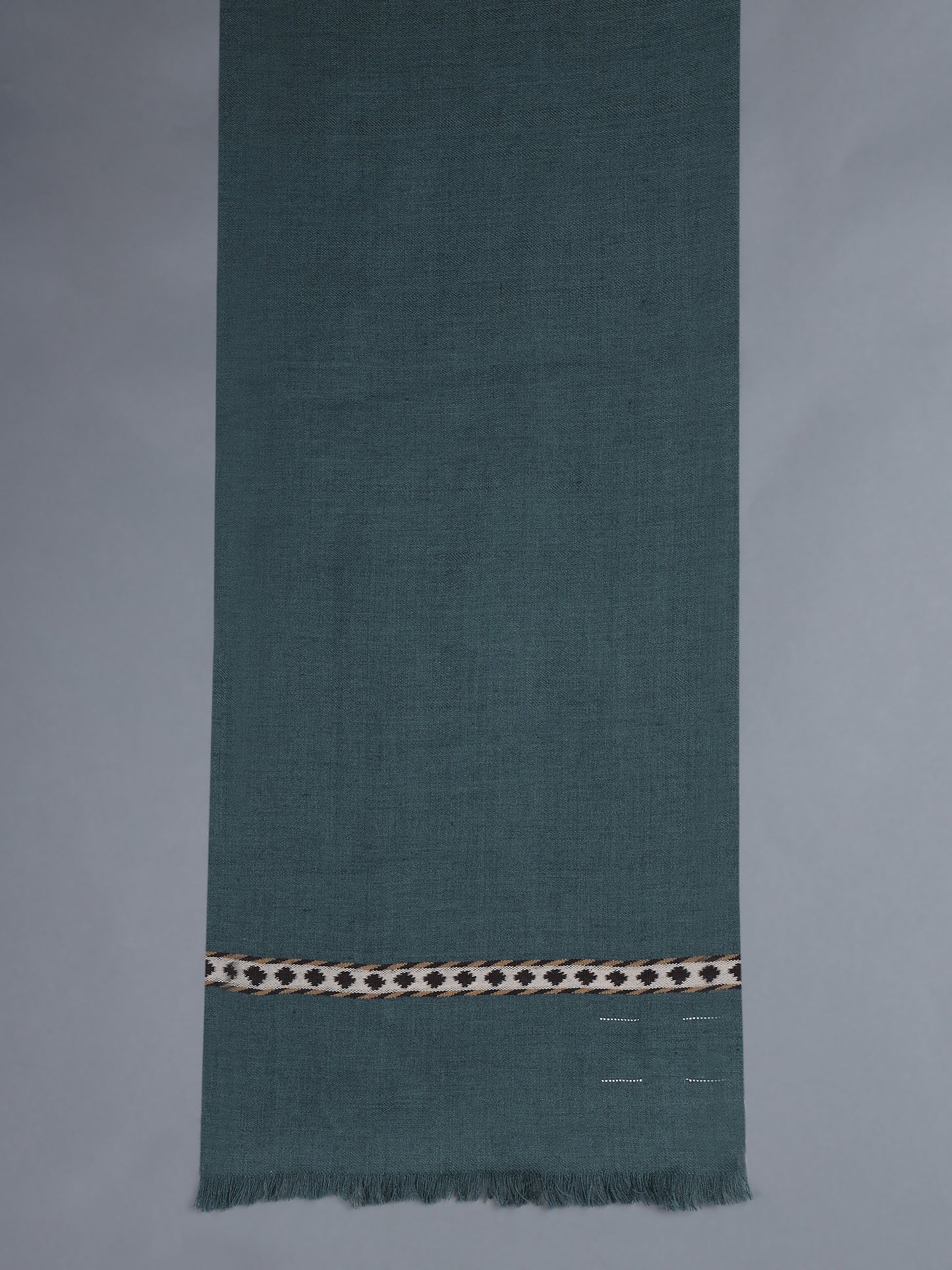 Khampa Himalayan Wool Scarf Black