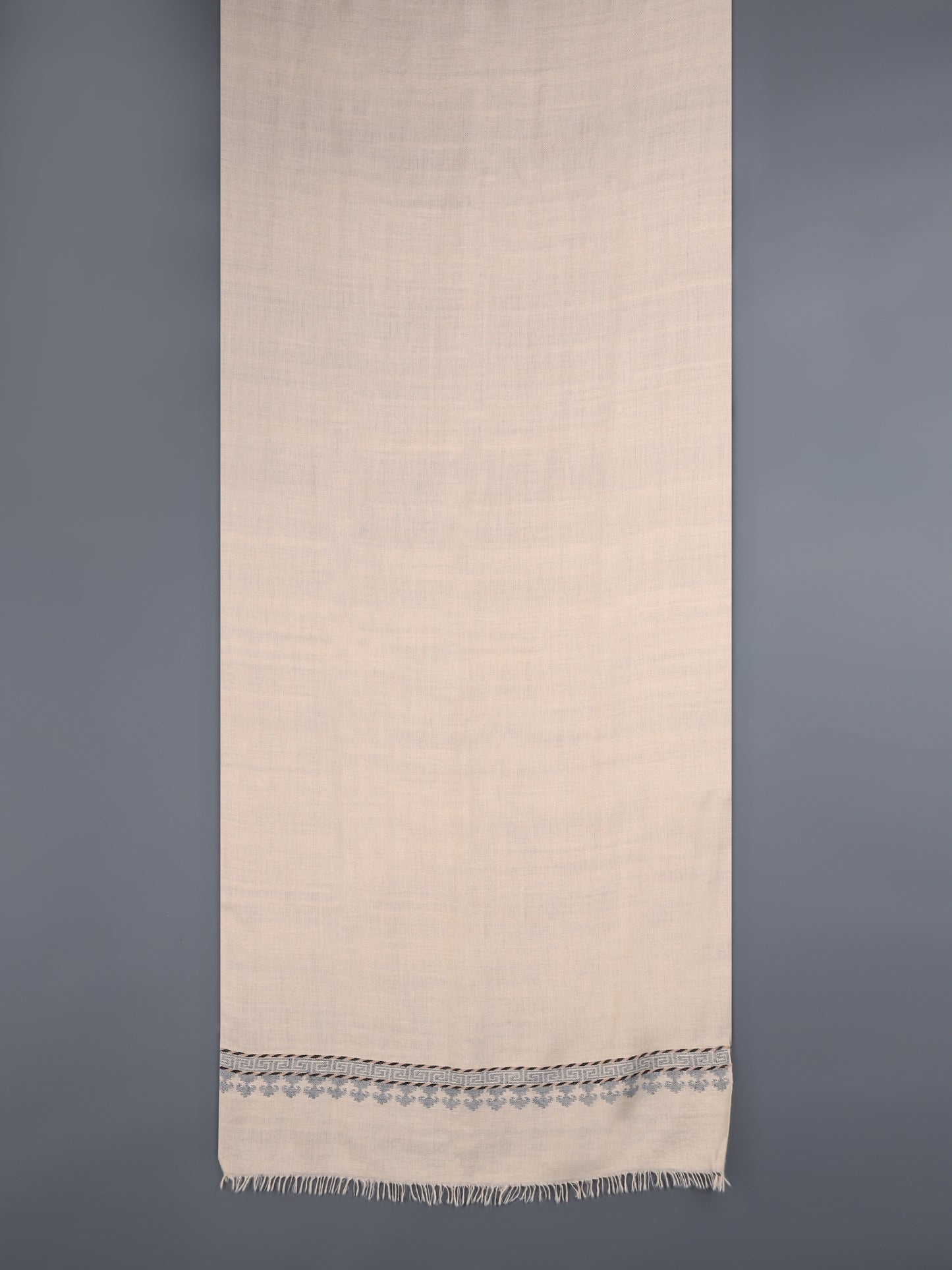 Gyanak Chakri Pashmina Stole Dark