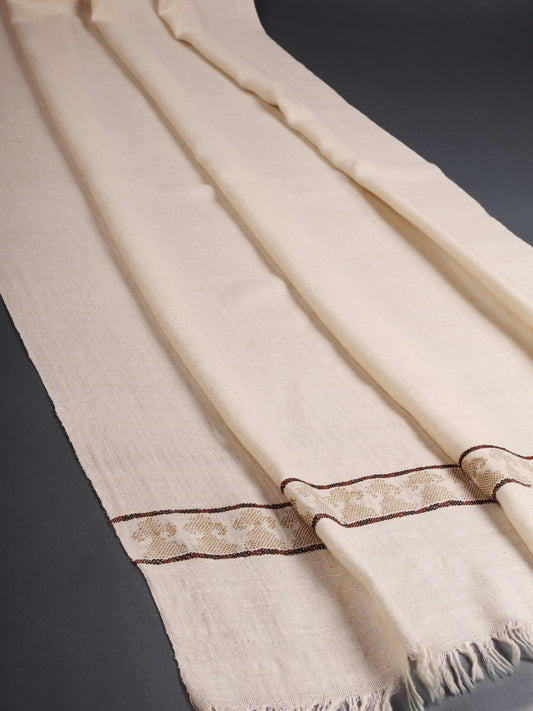 Lama Pashmina Stole Brown