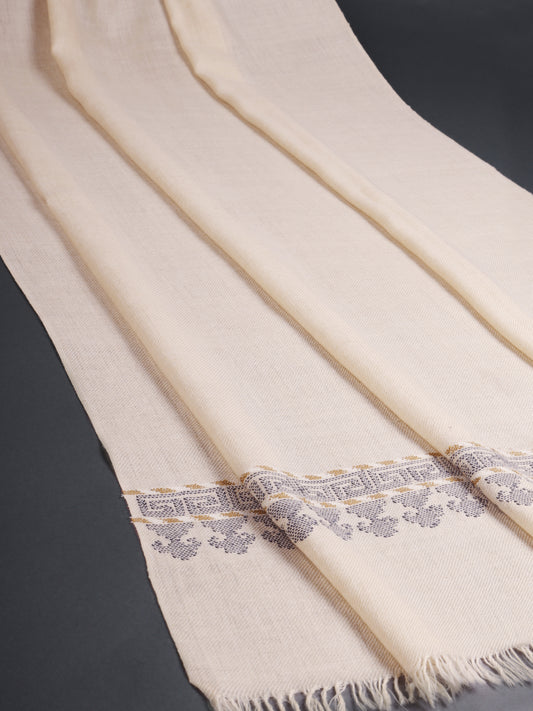 Gyanak Chakri Pashmina Stole Light