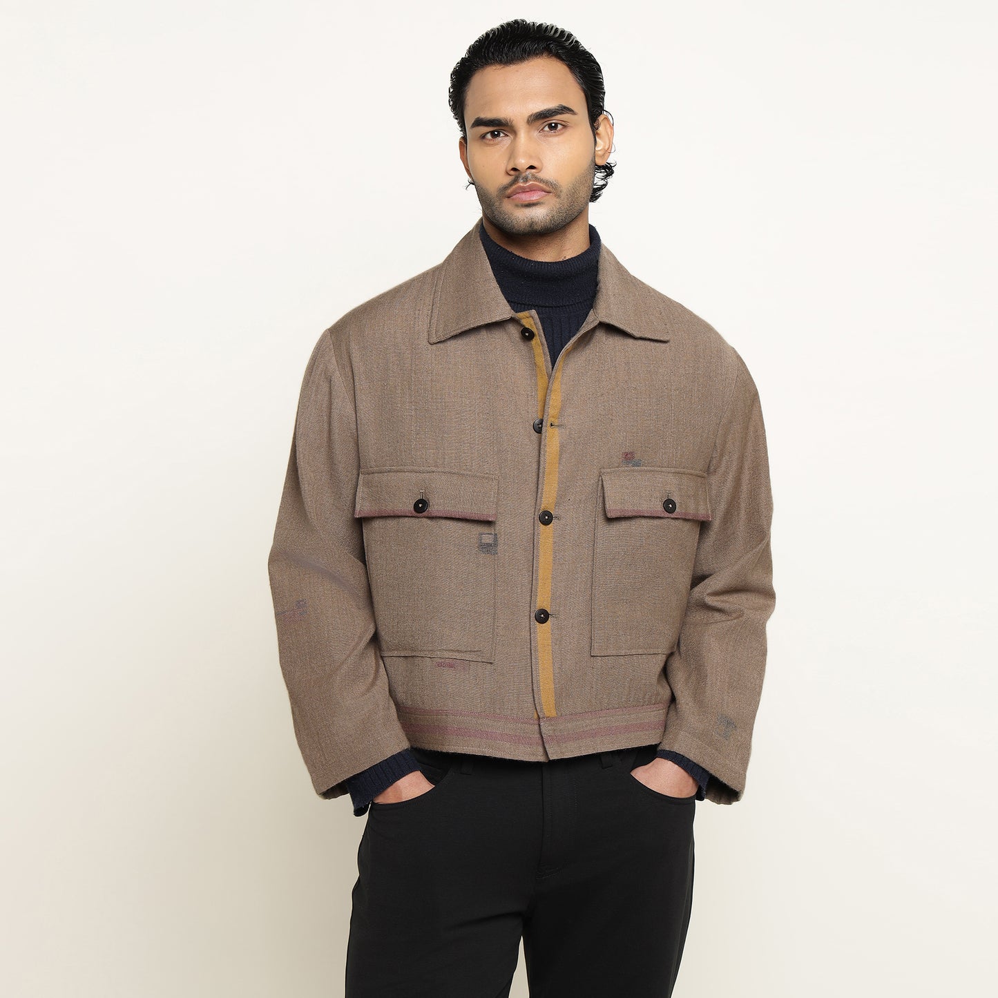 Earth-Toned Utility Jacket