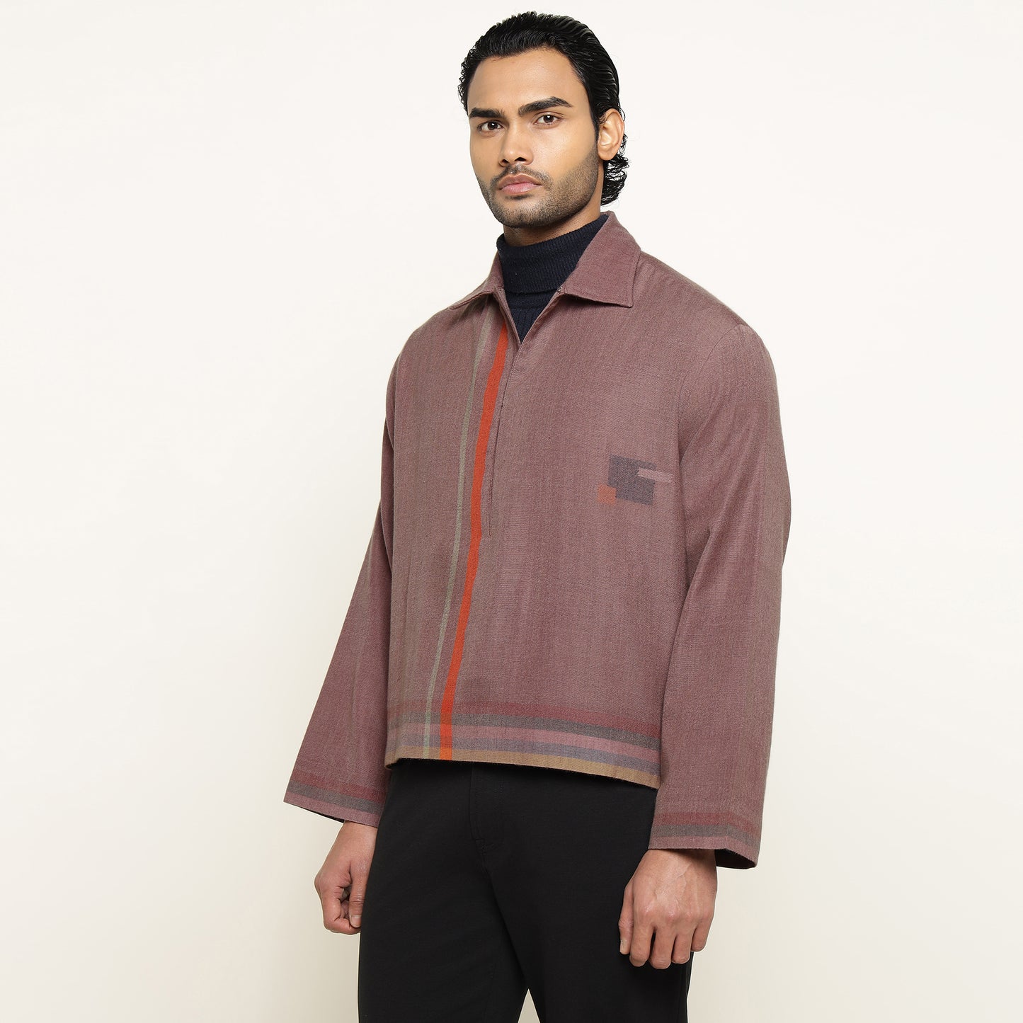 Lavender-Lac Oversized Jacket