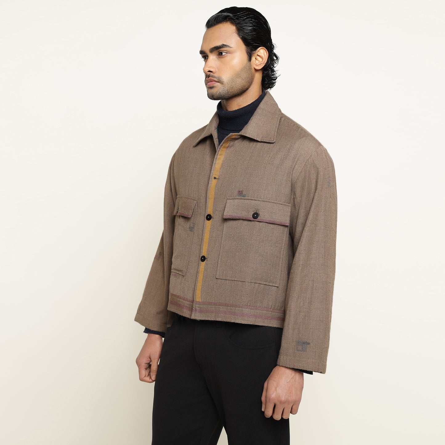 Earth-Toned Utility Jacket