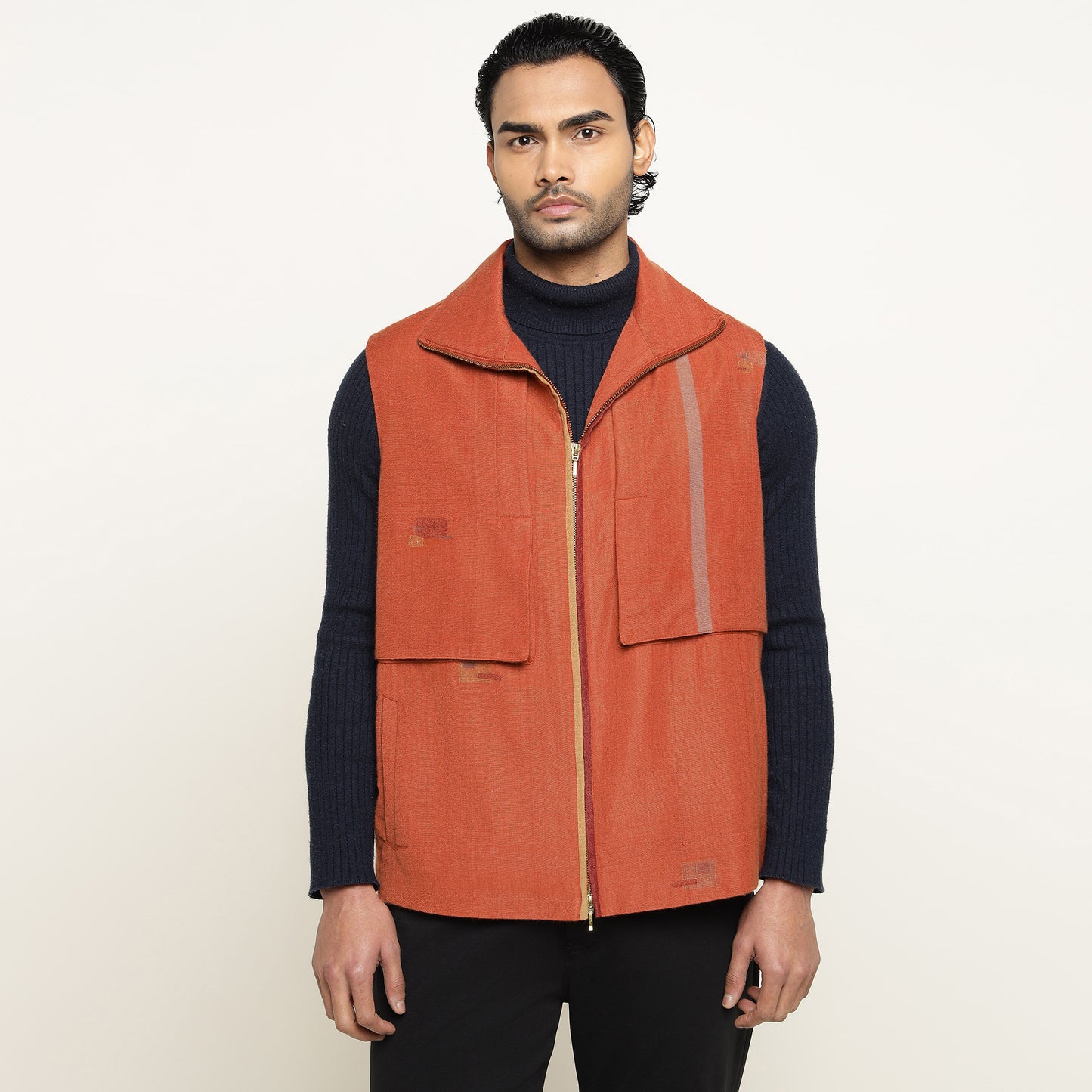 Pashmina Sleeveless Jacket