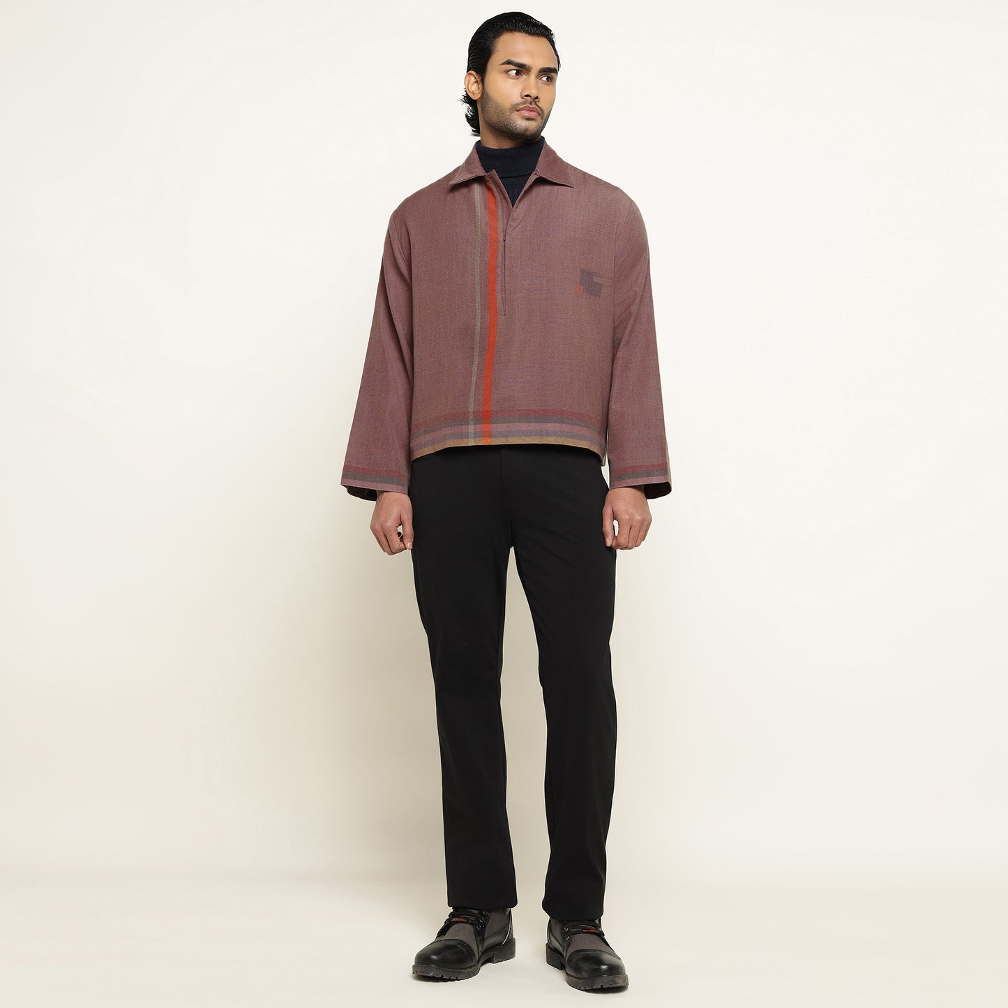 Lavender-Lac Oversized Jacket
