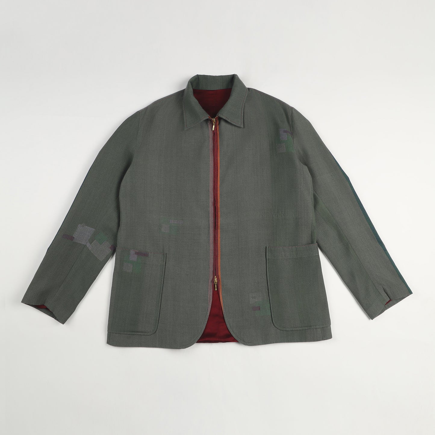 Forest-Green Pashmina Jacket