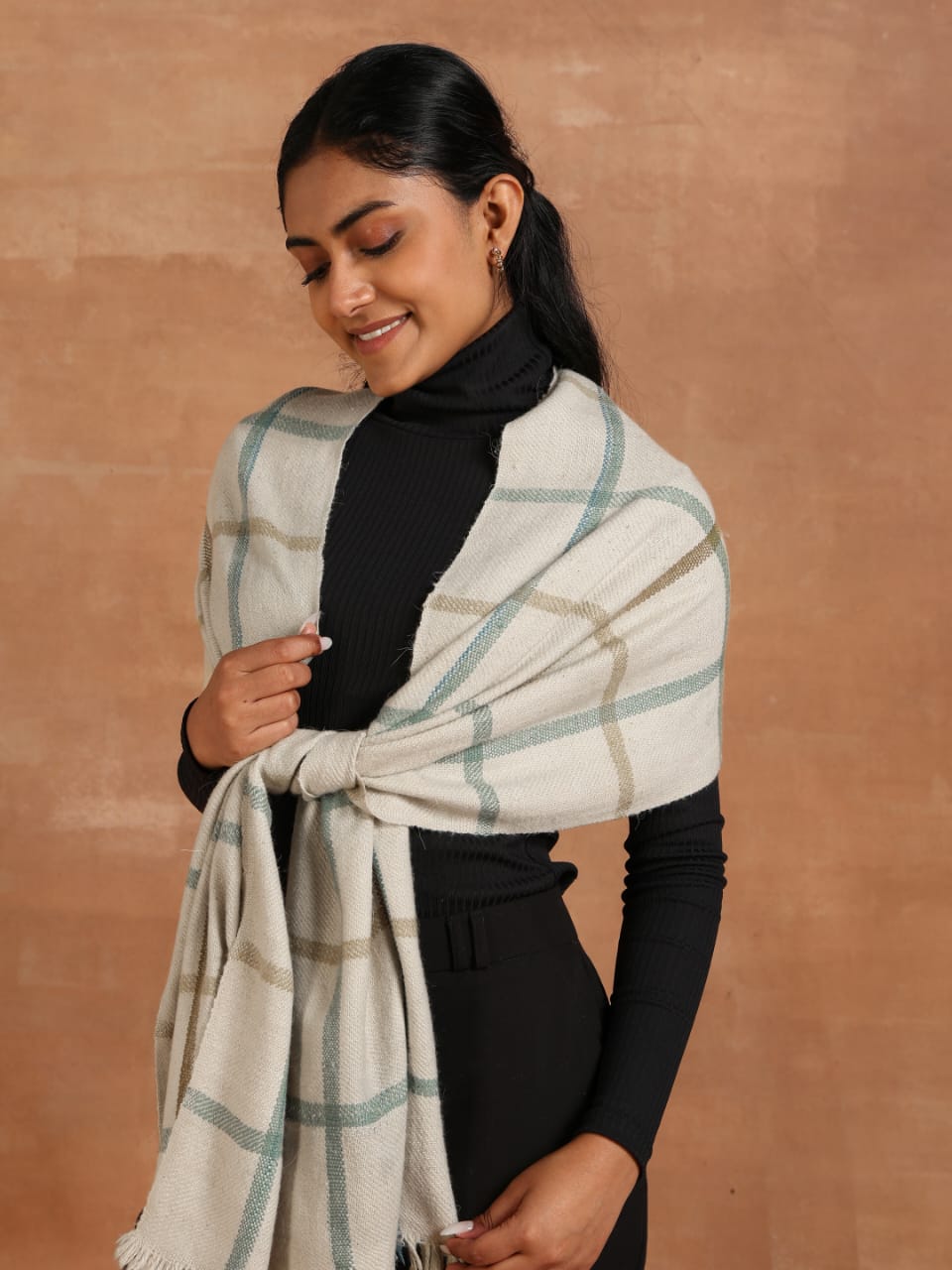pashmina striped scarf